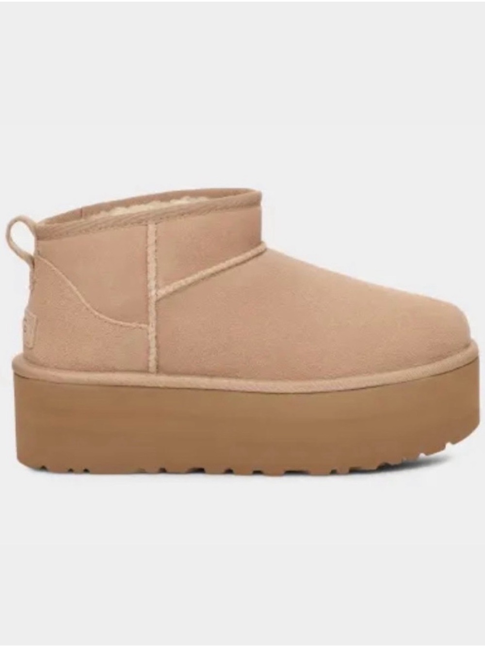 UGG Classic Ultra Mini Platform in Sand – Size 7 – New in Box – Viral TikTok - Picture 4 of 8